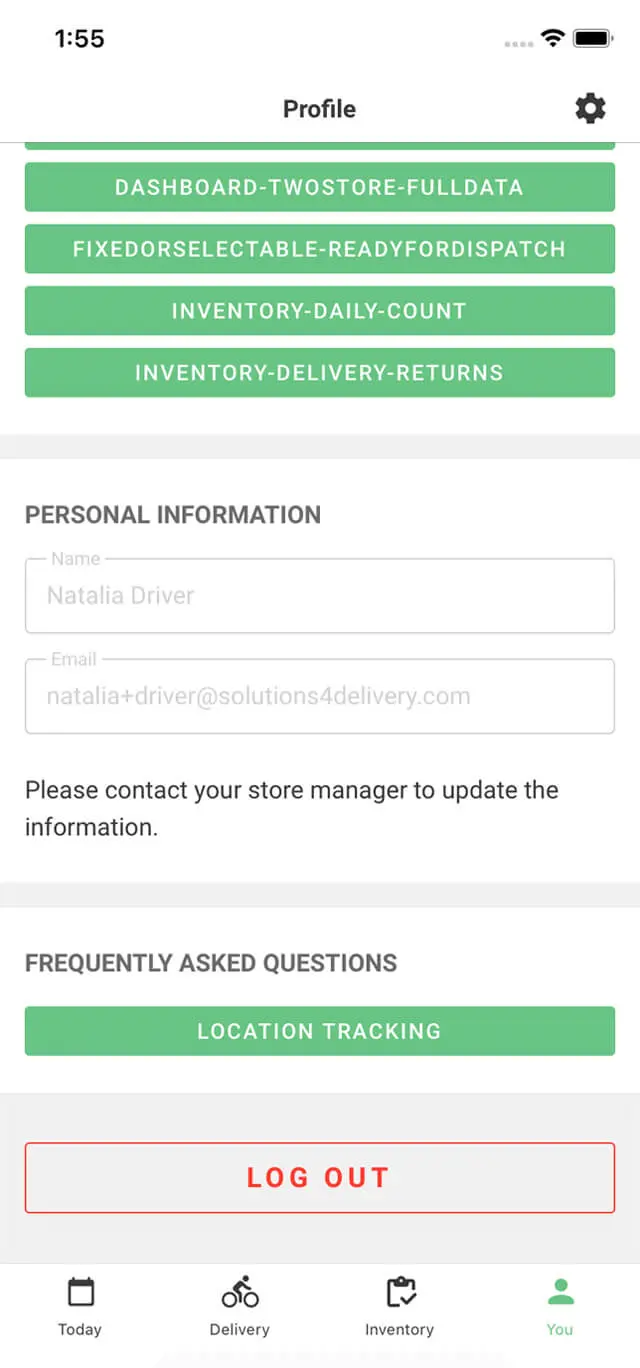 solutions4delivery Functionality 2